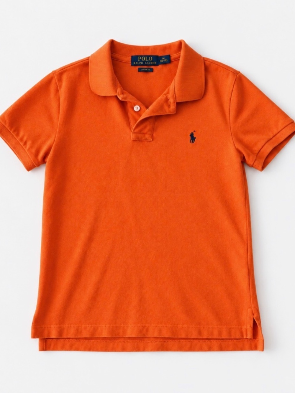 Polo Ralph Lauren Boys Orange Slim Fit Polo Shirt Size M 10-12